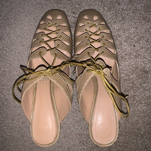 The Row Shoes - SOLD The Row Lizard skin mules sz 9